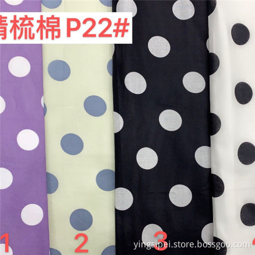 100%Cotton Print Fabric Stock For Women Dress